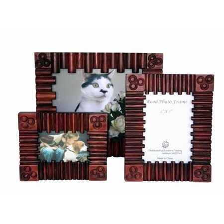 Sunshine Trading Handmade Wood Photo Frame - 5 x 7 Inch SU460699